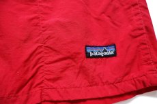 画像4: 00s patagoniaパタゴニア BAGGIES SHORTS ナイロン バギーズショーツ レッド S★51 ショートパンツ (4)
