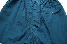 画像3: 90s patagoniaパタゴニア BAGGIES SHORTS コットン×ナイロン バギーズショーツ 青緑 M★65 ショートパンツ (3)