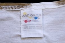 画像4: 90s Cancun MEXICO ビキニ 騙し絵 両面プリント コットンTシャツ (4)