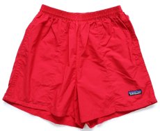 画像1: 00s patagoniaパタゴニア BAGGIES SHORTS ナイロン バギーズショーツ レッド S★51 ショートパンツ (1)