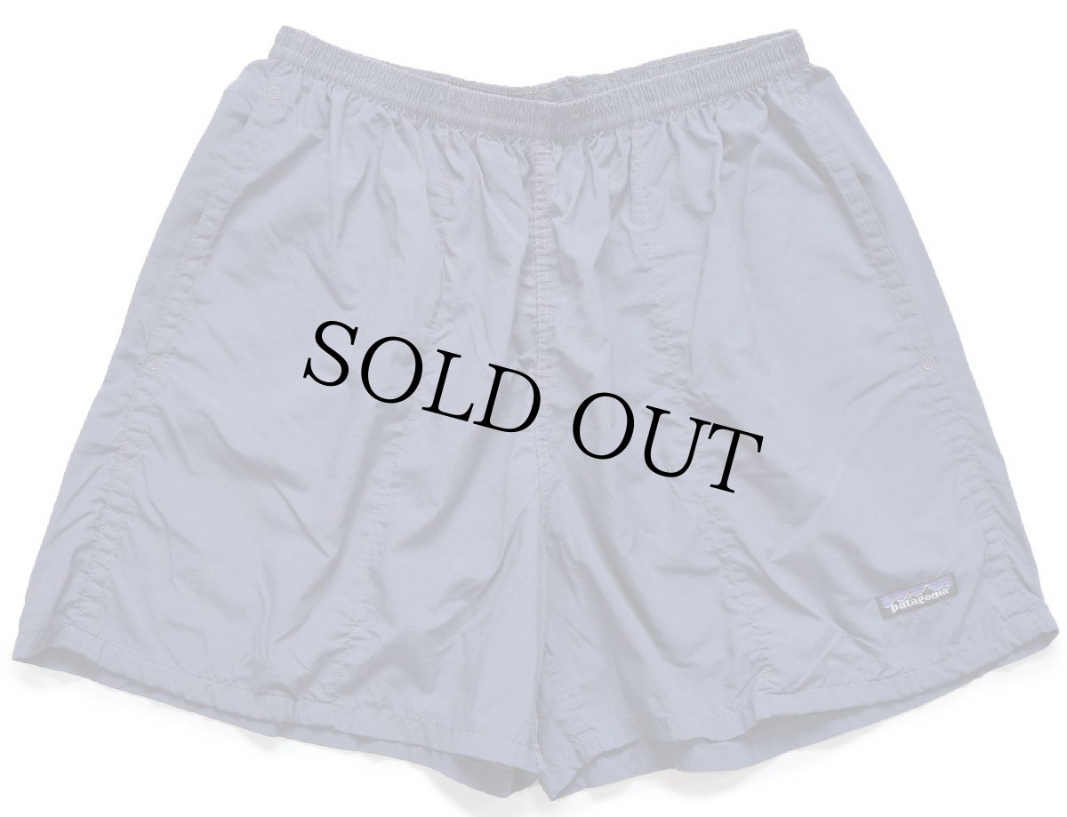 画像1: 00s patagoniaパタゴニア BAGGIES SHORTS ナイロン バギーズショーツ ネイビーグレー L★58 ショートパンツ (1)