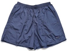 画像1: 00s patagoniaパタゴニア BAGGIES SHORTS ナイロン バギーズショーツ ネイビーグレー L★58 ショートパンツ (1)