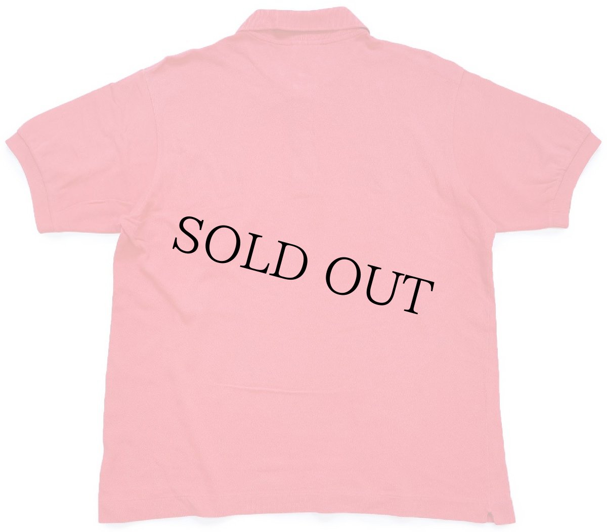 画像2: 90s LACOSTEラコステ ワンポイント コットン 鹿の子 ポロシャツ 赤 4★263 (2)