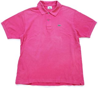 70s フランス製 CHEMISE LACOSTEラコステ ワンポイント ポケット付き