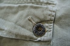 画像7: 00s ポロ ラルフローレン Shorts Drill Khaki ビンテージ加工 HBT ヘリンボーンツイル カットオフ カーゴ ショートパンツ W32★ショーツ (7)