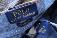 画像5: ポロ ラルフローレン CLASSIC FIT マドラスチェック パッチワーク コットン ショートパンツ W38★ショーツ (5)
