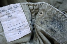 画像6: 00s ポロ ラルフローレン Shorts Drill Khaki ビンテージ加工 HBT ヘリンボーンツイル カットオフ カーゴ ショートパンツ W32★ショーツ (6)
