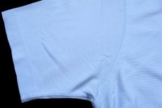 画像6: 00s LACOSTE SPORT スポーツ ラコステ ワンポイント コットン 鹿の子 ポロシャツ 水色 4 (6)