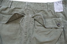 画像4: 00s ポロ ラルフローレン Shorts Drill Khaki ビンテージ加工 HBT ヘリンボーンツイル カットオフ カーゴ ショートパンツ W32★ショーツ (4)