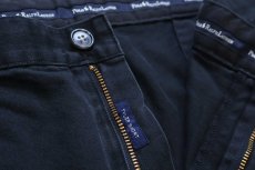 画像6: 90s ポロ ラルフローレン TYLER SHORT ツータック コットン チノ ショートパンツ 黒 W42★ショーツ (6)