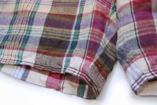 画像7: 00s ポロ ラルフローレン India Madras マドラスチェック リネン ショートパンツ W36★ショーツ (7)