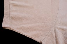 画像6: 00s LACOSTEラコステ ワンポイント コットン 鹿の子 ポロシャツ ベージュ 7★279 (6)