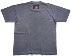 画像3: 90s USA製 ANIMAL REPUBLIC SURVIVAL GEAR BLACK BEAR ベア アート コットンTシャツ チャコールグレー L (3)