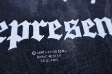画像6: REPRESENTS MAN Thoroughbred ドーベルマン ドッグ アート ピグメントダイ Tシャツ 黒 L (6)