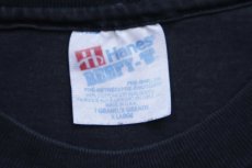画像5: 90s USA製 Hanes SV BAYER WUPPERTAL ロゴ コットンTシャツ 黒 フェード XL (5)
