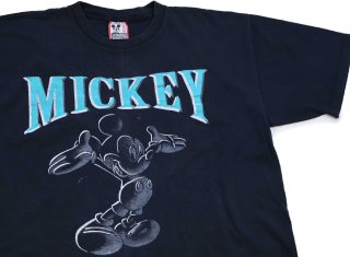 90s USA製 DISNEYディズニー ミッキー マウス アメフト アート