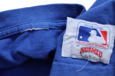 画像4: 90s USA製 MLB KANSAS CITY ROYALS コットンTシャツ 青 (4)