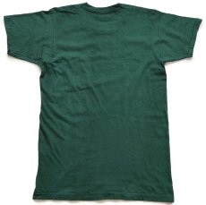 画像3: 70s USA製 FRUIT OF THE LOOM 無地 コットン ポケットTシャツ 緑 L (3)