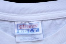 画像5: 00s Hanes BMW ロゴ刺繍 コットンTシャツ 白 2XL★特大 (5)