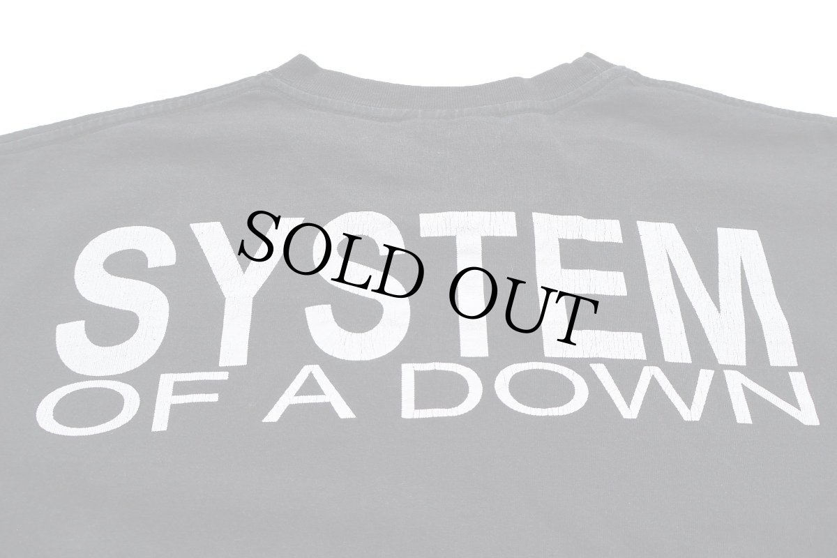 画像4: 00s SYSTEM OF A DOWN システムオブアダウン 両面プリント コットン バンドTシャツ 黒 L (4)