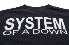 画像4: 00s SYSTEM OF A DOWN システムオブアダウン 両面プリント コットン バンドTシャツ 黒L (4)