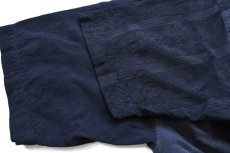 画像7: Tommy Bahama トミーバハマ パッチワーク オープンカラー 半袖 シルク×リネンシャツ 黒 XL (7)