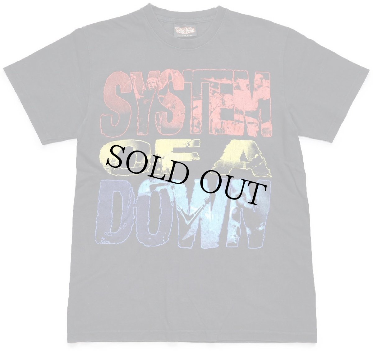 画像2: 00s SYSTEM OF A DOWN システムオブアダウン 両面プリント コットン バンドTシャツ 黒 L (2)