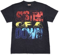 画像2: 00s SYSTEM OF A DOWN システムオブアダウン 両面プリント コットン バンドTシャツ 黒L (2)