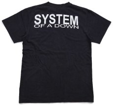 画像3: 00s SYSTEM OF A DOWN システムオブアダウン 両面プリント コットン バンドTシャツ 黒L (3)