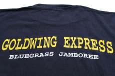 画像4: 90s USA製 ROUTE 66 DINER GOLDWING EXPRESS 両面プリント コットンTシャツ 黒 XL (4)