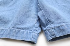 画像6: 00s DOCKERSドッカーズ ツータック コットン ダンガリー ショートパンツ W34★Levi'sリーバイス ショーツ (6)