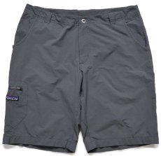 画像1: 00s patagoniaパタゴニア Rock Guide Shorts ストレッチ ナイロン ショートパンツ FGE フォージグレー W36★ショーツ (1)