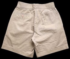 画像2: 90s ROBERT STOCK ツータック コットンツイル グルカショーツ ショートパンツ カーキ W32 (2)