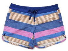画像1: patagoniaパタゴニア Wavefarer Board Shorts ランダムボーダー ナイロン ボードショーツ FTSB 4★ショートパンツ (1)