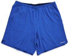 画像1: patagoniaパタゴニア Nine Trails Shorts ストレッチ ポリエステル ショートパンツ SPRB ブルー XL★ショーツ (1)