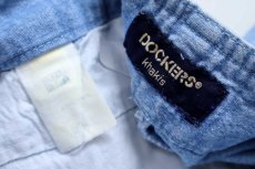 画像4: 00s DOCKERSドッカーズ ツータック コットン ダンガリー ショートパンツ W34★Levi'sリーバイス ショーツ (4)