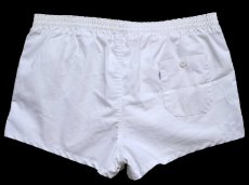 画像2: 80s Levi'sリーバイス ライン入り ショートパンツ 白×紺 XL★ショーツ (2)