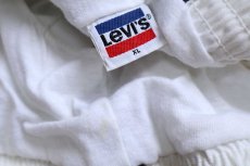 画像3: 80s Levi'sリーバイス ライン入り ショートパンツ 白×紺 XL★ショーツ (3)