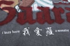 画像5: GOAT CREW NARUTO ナルト Gaara 我愛羅 両面プリント コットンTシャツ チャコールグレー L (5)