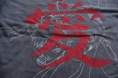 画像4: GOAT CREW NARUTO ナルト Gaara 我愛羅 両面プリント コットンTシャツ チャコールグレー L (4)