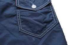 画像5: 90s USA製 BIRDWELL BEACH BRITCHES ナイロン ボードショーツ 紺 キッズ★ショートパンツ (5)