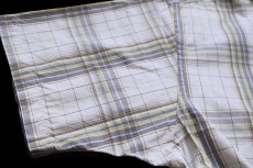 画像5: 00s PENDLETON ペンドルトン マドラスチェック ボタンダウン 半袖 コットンシャツ L (5)