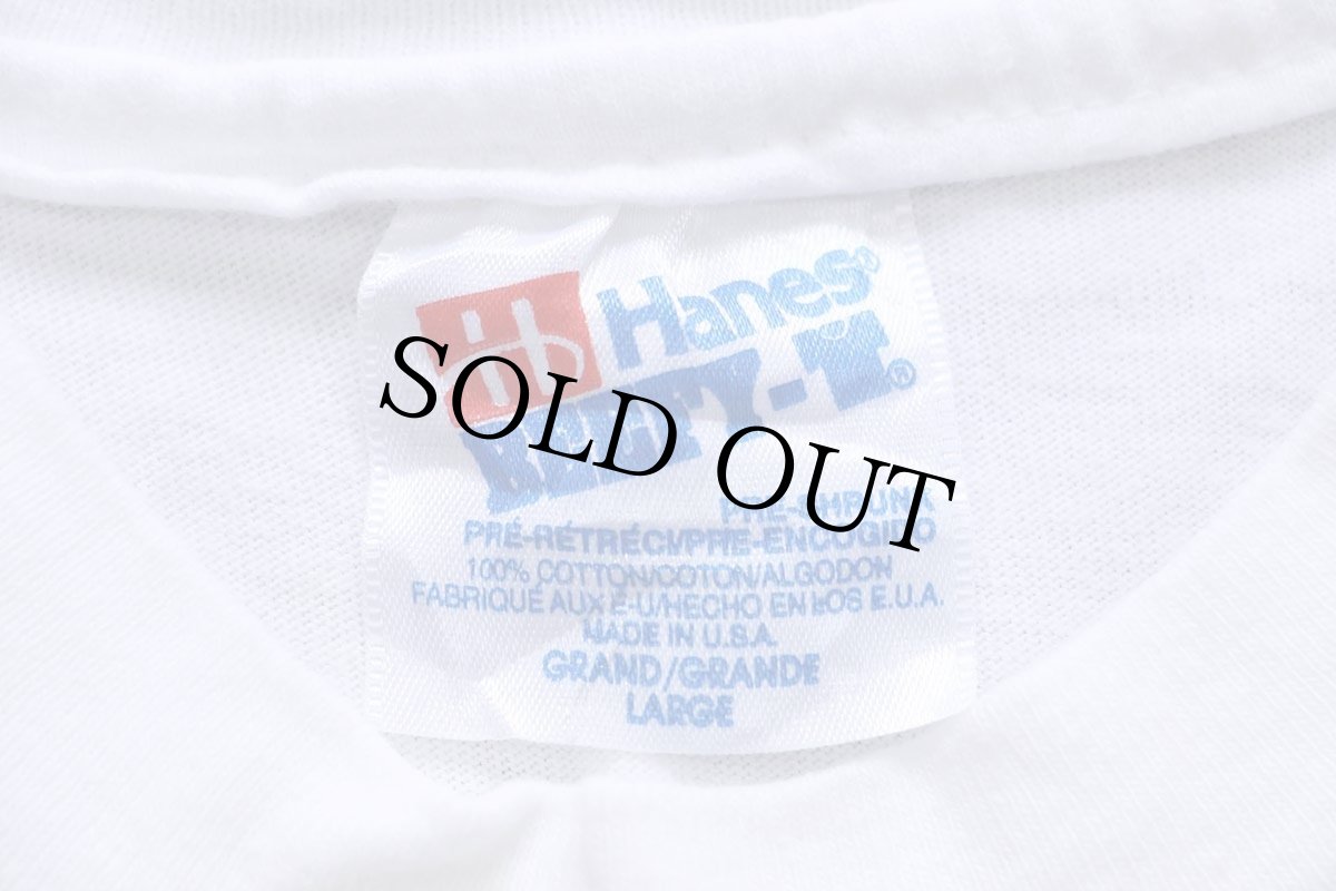 画像5: 90s USA製 Hanes the SUMMER of 1994 WOODSTOCK ウッドストック 両面プリント コットンTシャツ 白 L (5)