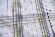 画像6: 00s PENDLETON ペンドルトン マドラスチェック ボタンダウン 半袖 コットンシャツ L (6)