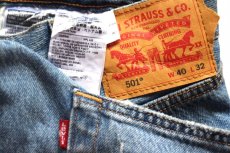 画像6: Levi'sリーバイス 501 ダメージ加工 デニムパンツ W40 L32★SDP4617 (6)