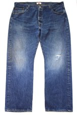 画像2: Levi'sリーバイス 501 ダメージ デニムパンツ ヒゲ W42 L32★SDP4614 (2)