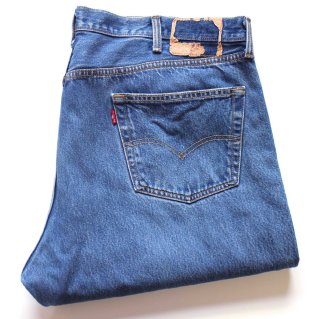 80s USA製 Levi'sリーバイス 501 赤耳 デニムパンツ w46☆特大