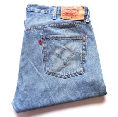 画像1: 00s Levi'sリーバイス 501 デニムパンツ ヒゲ W42 L32★SDP4615 (1)