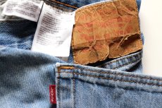 画像5: Levi'sリーバイス 501 ペンキ飛び ダメージ クロップド デニムパンツ W38★SDP4638 (5)