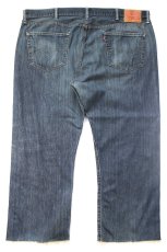 画像3: Levi'sリーバイス 501 ペンキ飛び USED加工 カットオフ デニムパンツ W44★SDP4610 特大 (3)